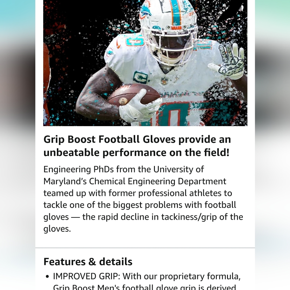 Mens Football Gloves - Picture 13 of 15